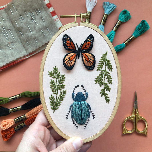 Bug Collector- Advanced 3D Hand Embroidery DIY Craft Kit