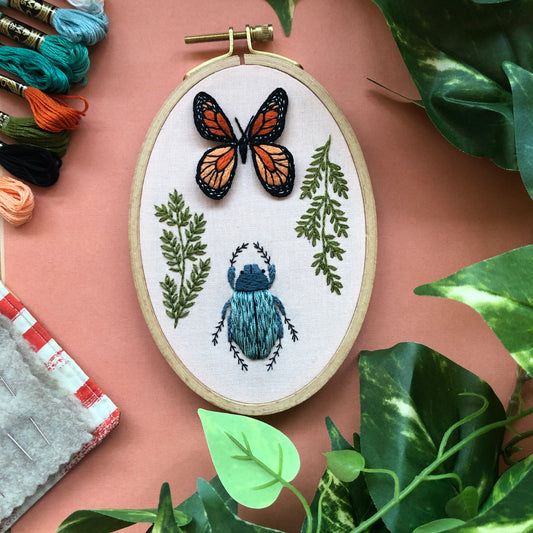 Bug Collector- Advanced 3D Hand Embroidery DIY Craft Kit