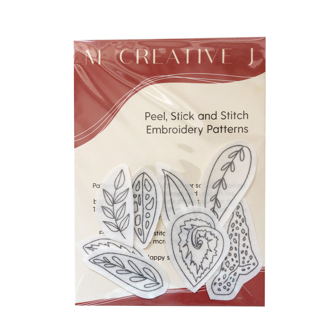 STICK & STITCH Water Soluble Embroidery Transfers