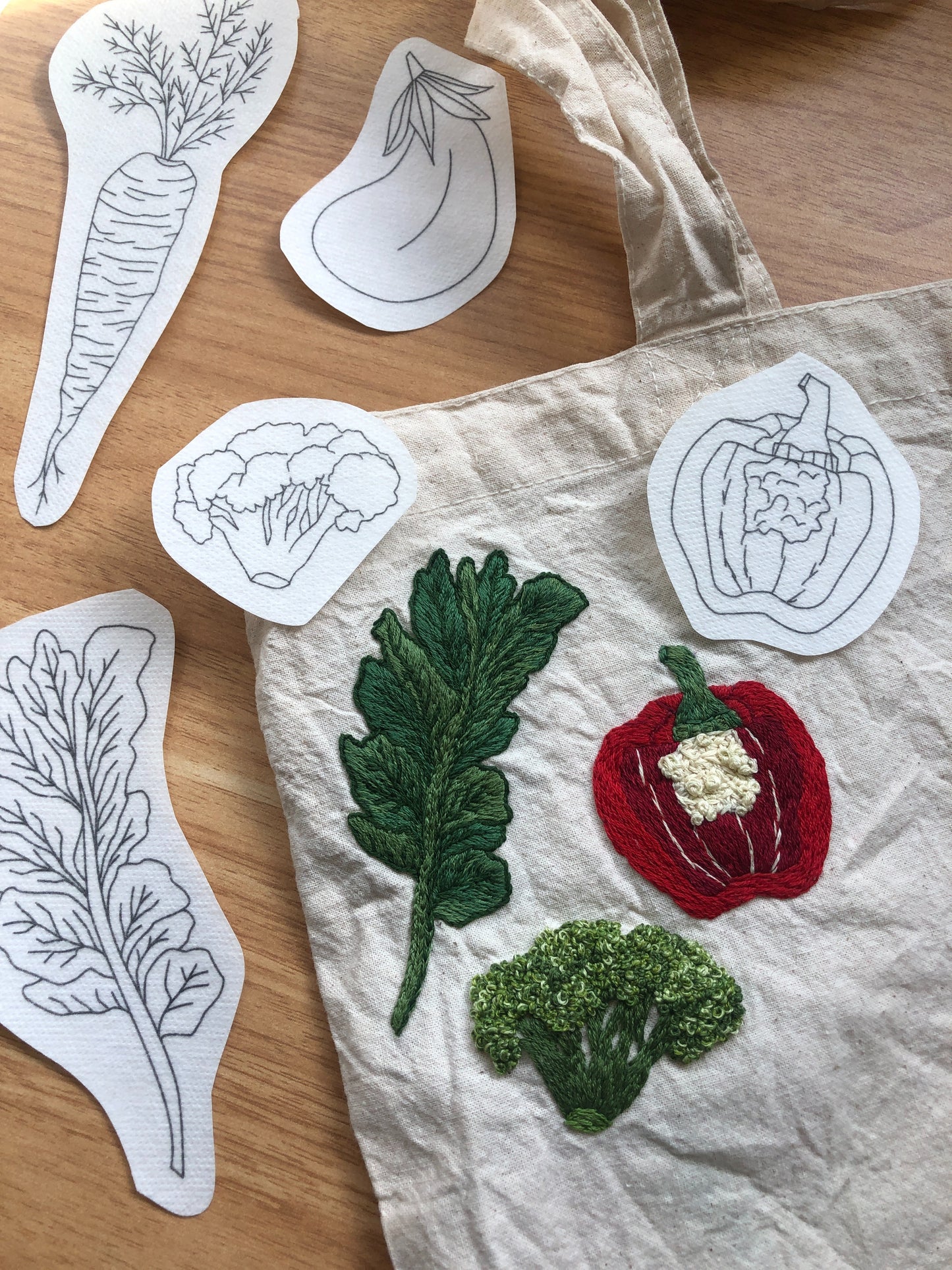 WORKSHOP: 8/15 Upcycle Your Tote Bag with Veggie Embroidery