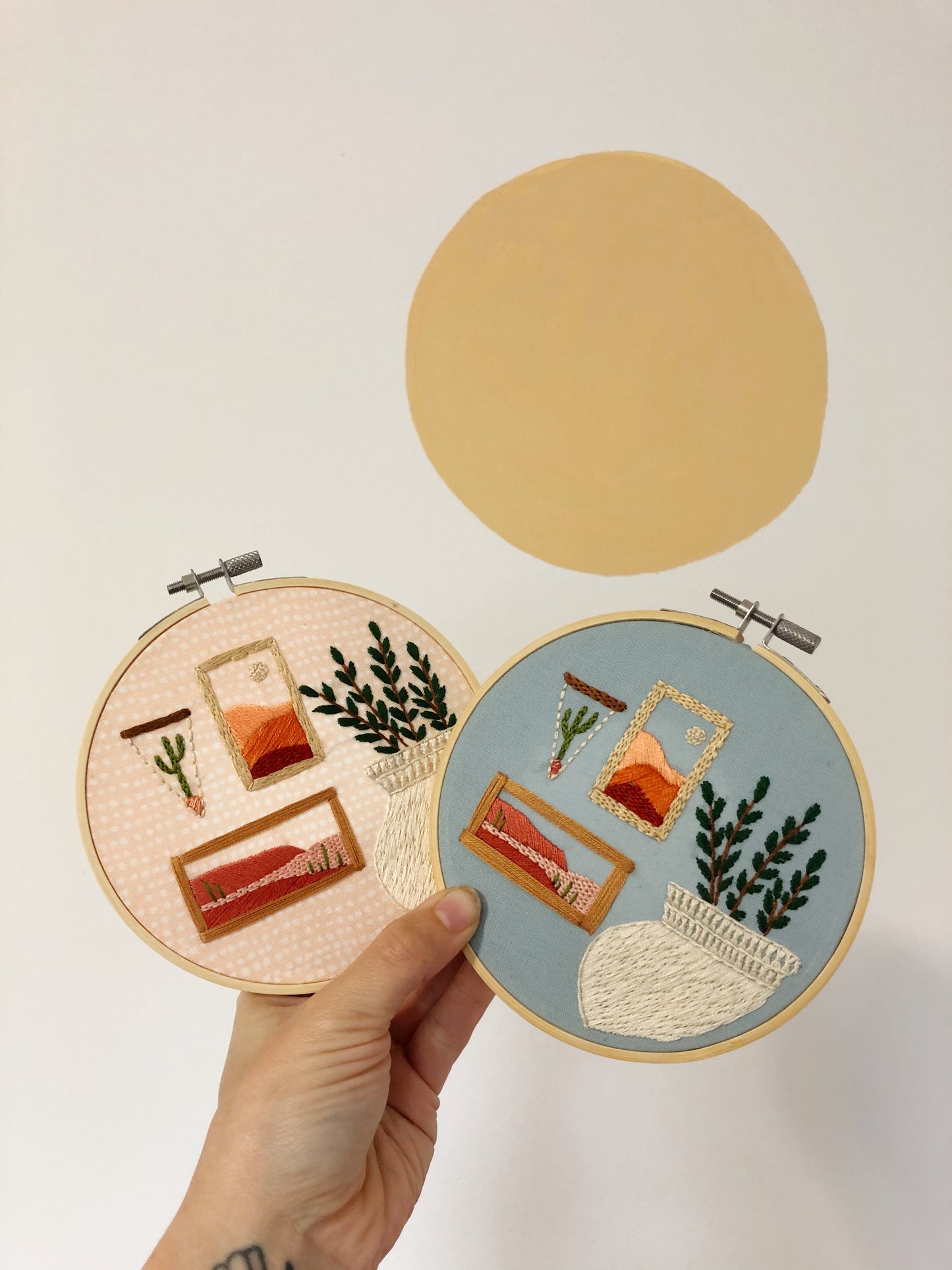 Gallery Wall - Beginner Hand Embroidery Pattern PDF
