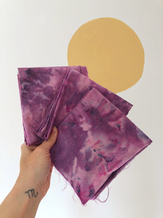 Berry Patch- Purple Ice Dyed Fat Quarter Fabric