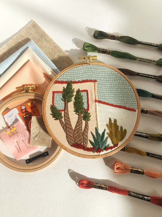 Spanish Gardens - Intermediate DIY Embroidery Craft Kit
