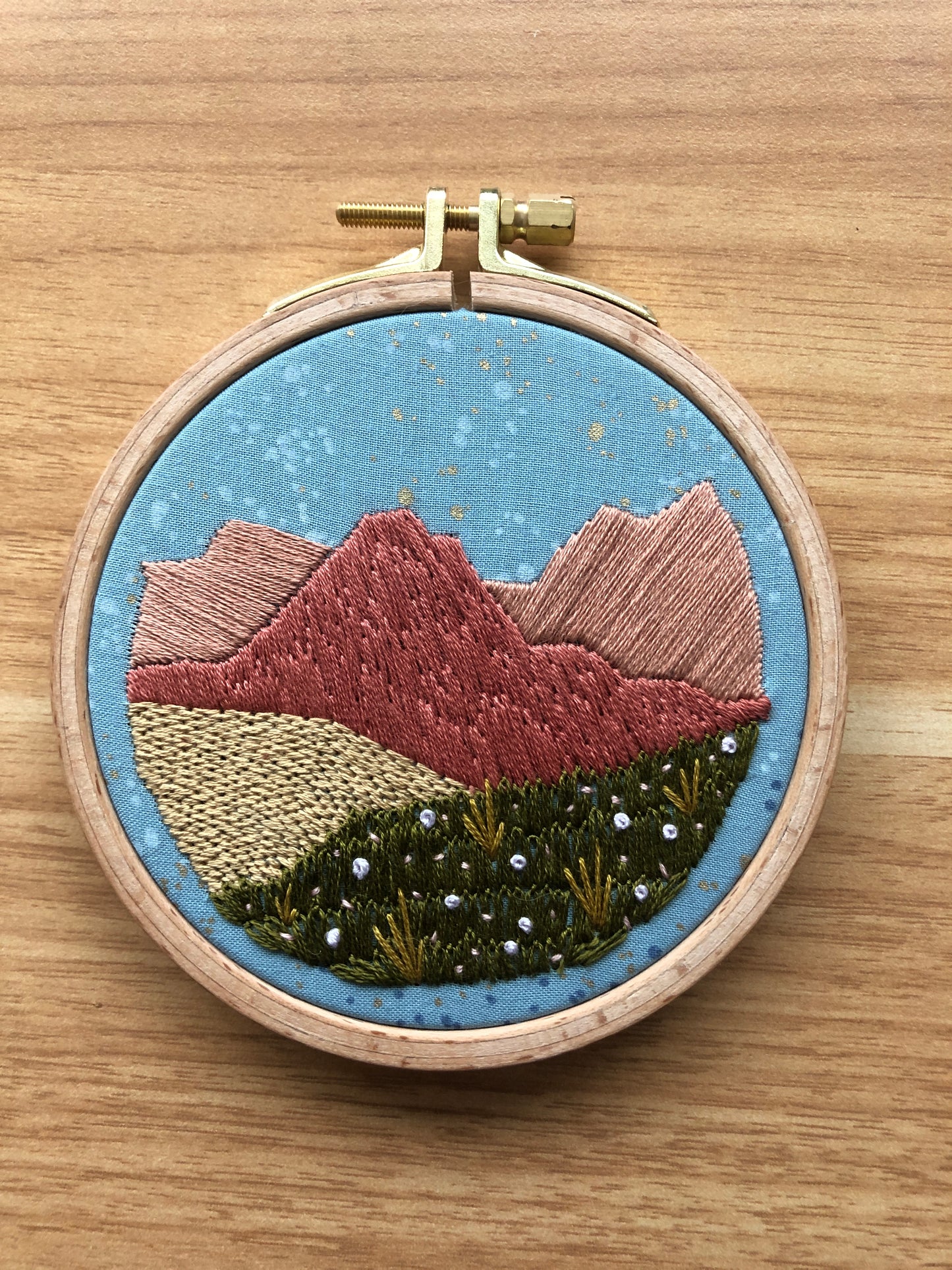Desert Meadow - Beginner Hand Embroidery Pattern PDF