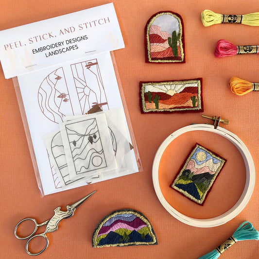 Hearts Stick & Stitch Embroidery Patterns — Olmsted Needlework Co.