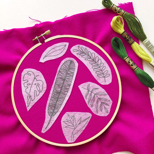 Tropical Plants Beginner Embroidery Kit – Island Wools